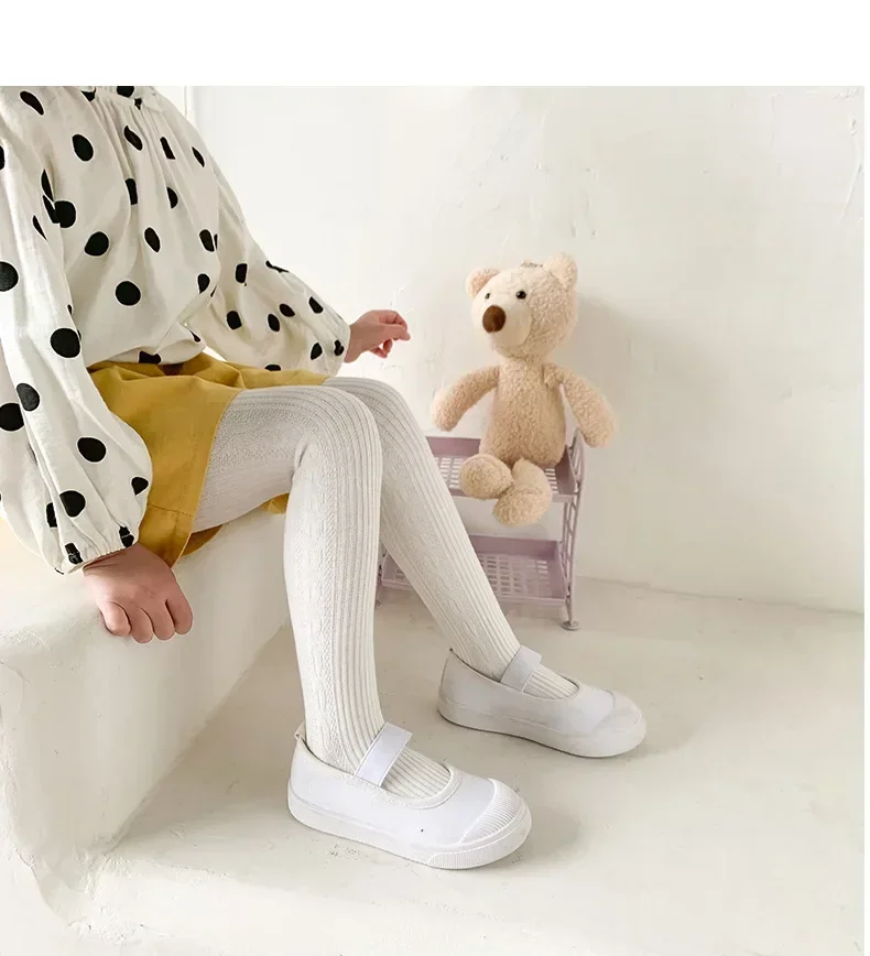 3Pieces Children Cotton Tights for Girls kids pantyhose