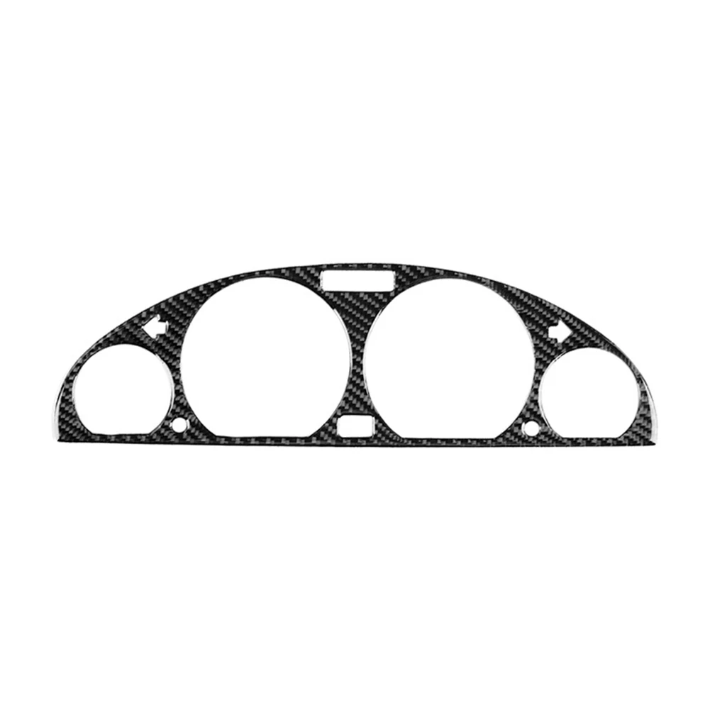 

Carbon Fibre Decor Durable and Practical Carbon Fiber Interior Instrument Panel Cover Trim for BMW 3 Series E46 1998 2005