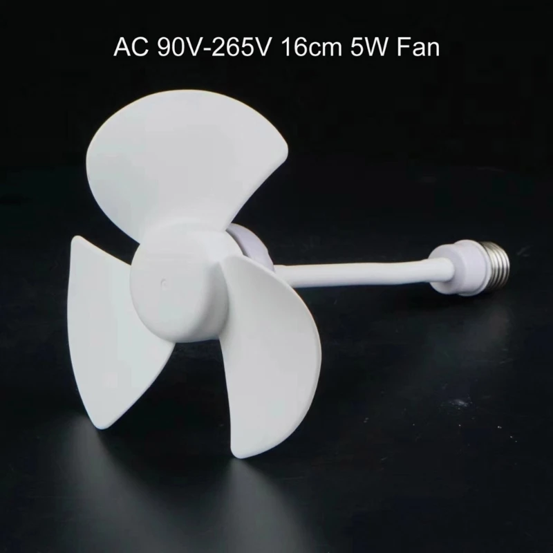 AC90V 265V E27 팬 6 인치 직경 작은 현대 천장 팬 5W 1000r/min 속도 3 팬 리프 사무실 홈 기숙사