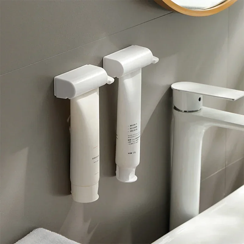 Tooth Brush Holder Bathroom Accessories Wall Toothpaste Squeezer Magnetic Lazy Squeeze Toothpaste Clip Bathroom Rack