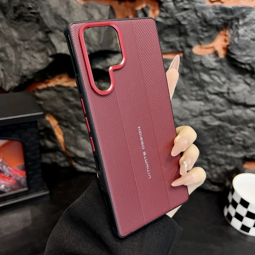 Luxury Textured Red Camera Frame Protective Case