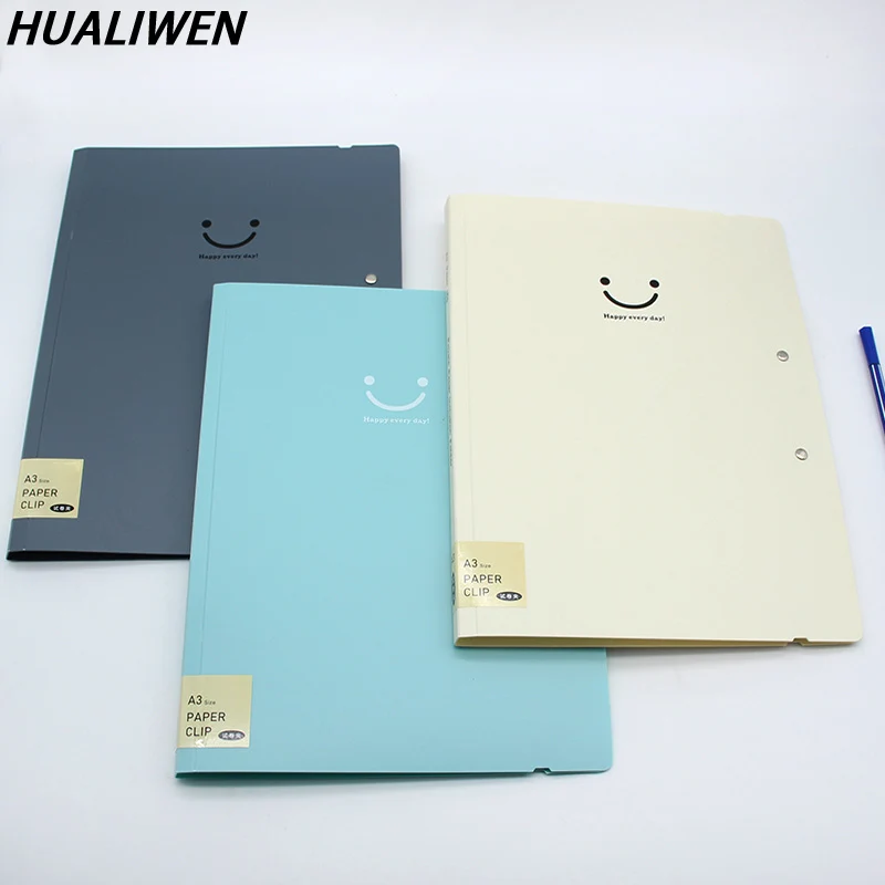 

A3 Translucent Desk Storage Bag File Folder Binder Paper Storage Storage Bag Ticket Folder School Office Stationery