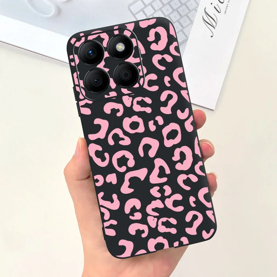 Stylish Floral Moon Soft Silicone Case - Artistic Back Cover