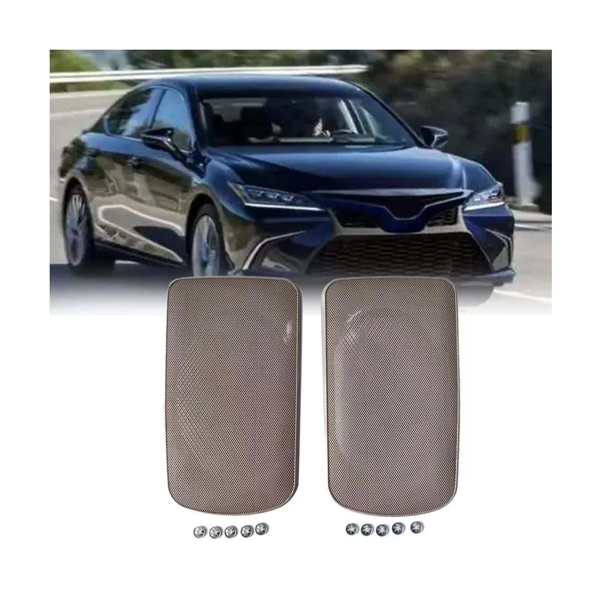 

1 пара 04007-521AA-EO задняя левая правая крышка радиатора для Toyota Camry 2002-2006 крышки панели громкоговорителя