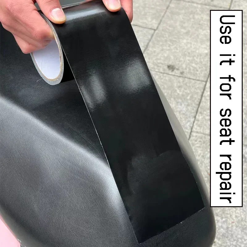 Self Adhesive Leather Patch Self-adhesive strong artificial leather patch waterproof PU repair Scooter motorcycle leather chair sofa patch DIY black