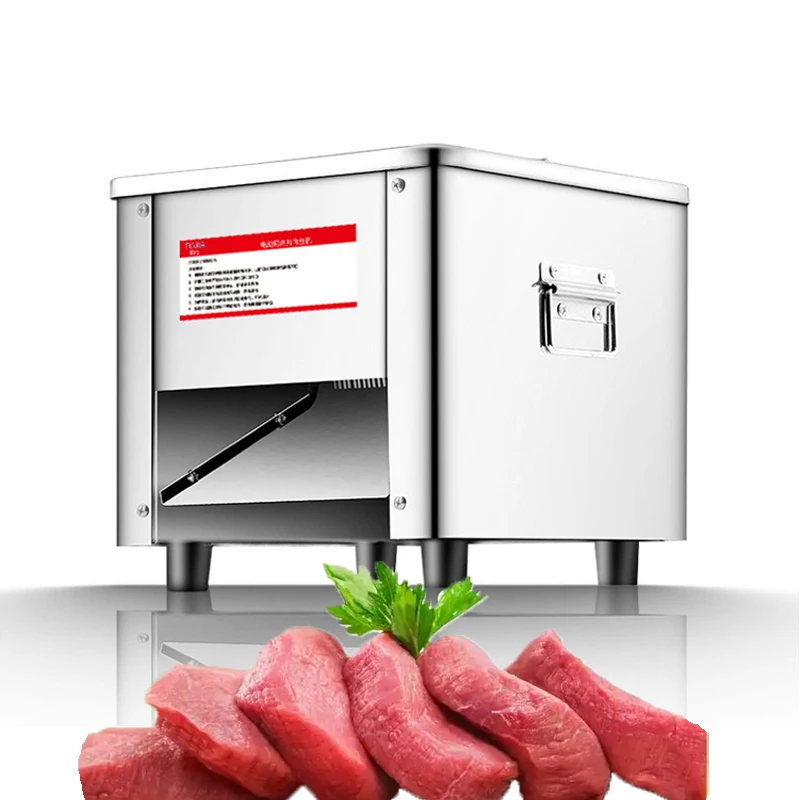 

Stainless Steel Commercial Electric Meat Cutter, Fully Automatic Beef And Pork Slicer, Vegetable Shredder