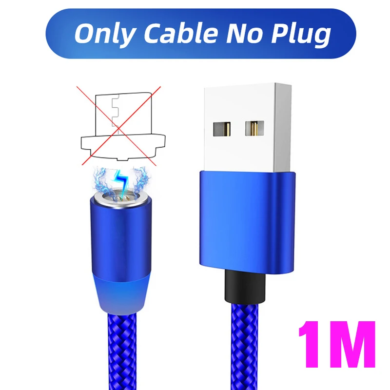 Universal Magnetic Charging Cable Adapter with Dust Plugs
