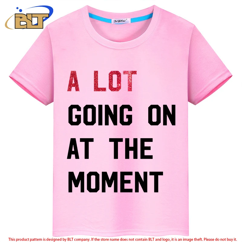 A Lot Going On At The Moment Kids T-Shirt summer children's short-sleeved casual tops for boys and girls 2