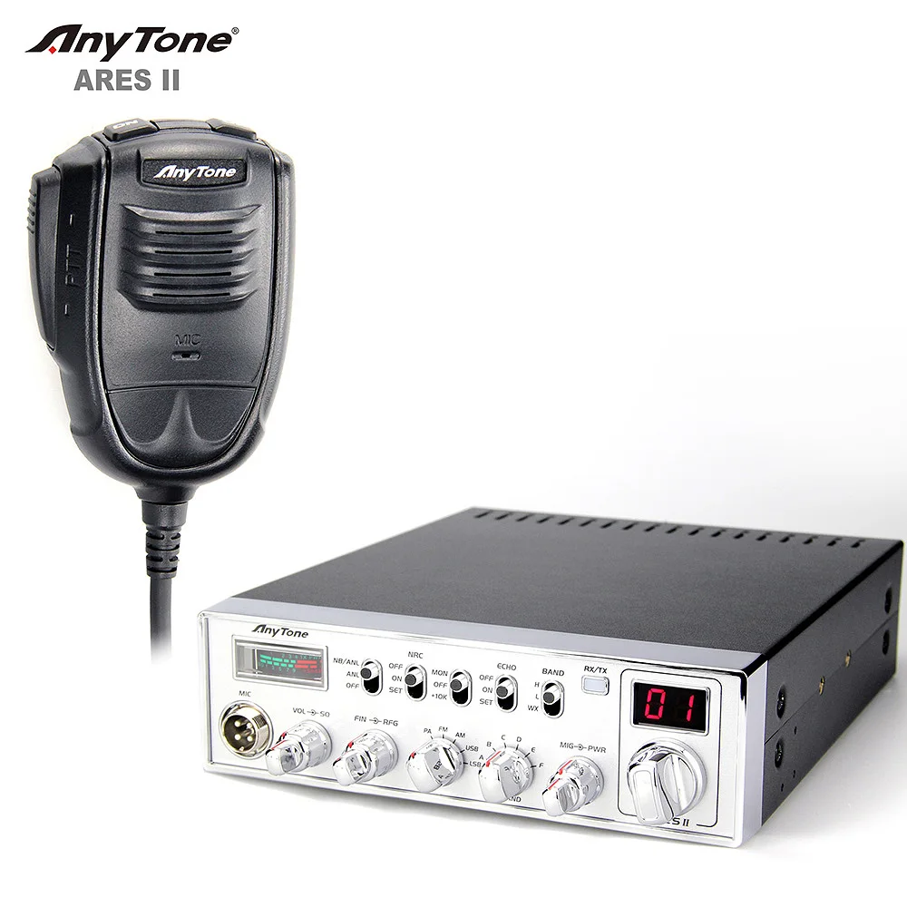 Anytone Ares Ii Cb Radio Am Fm Ssb 27Mhz Ham Radio 25.615 30.105 Mhz