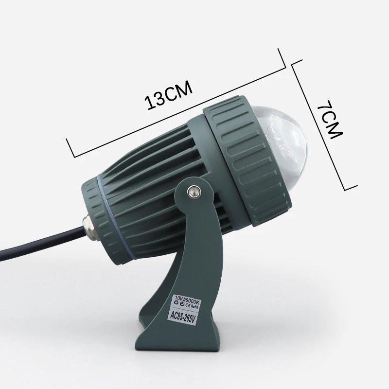 LED Lawn Light 10W 3W Wall Washer Waterproof Floodlights Narrow Beam Spot Lamp Outdoor Landscape Lighting Flashlight AC100-240V led flood light