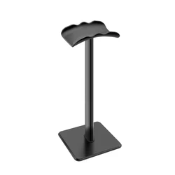Sleek Non-Slip Headphone Stand - Universal Headset Holder (Black)