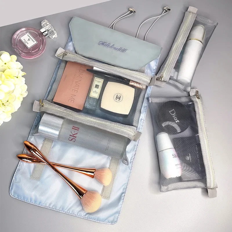 

4 in 1 Women Cosmetic Bags Lovely Casual Travel Portable Storage Handbags Makeup Bag Toiletry Bags