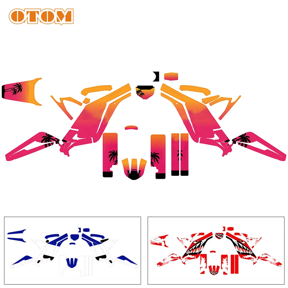 

OTOM Surron Accessories Sticker Kit Electric Bike Motocross Stickers Light Bee Scooter Decal Cool Modified Motorcycle Custom