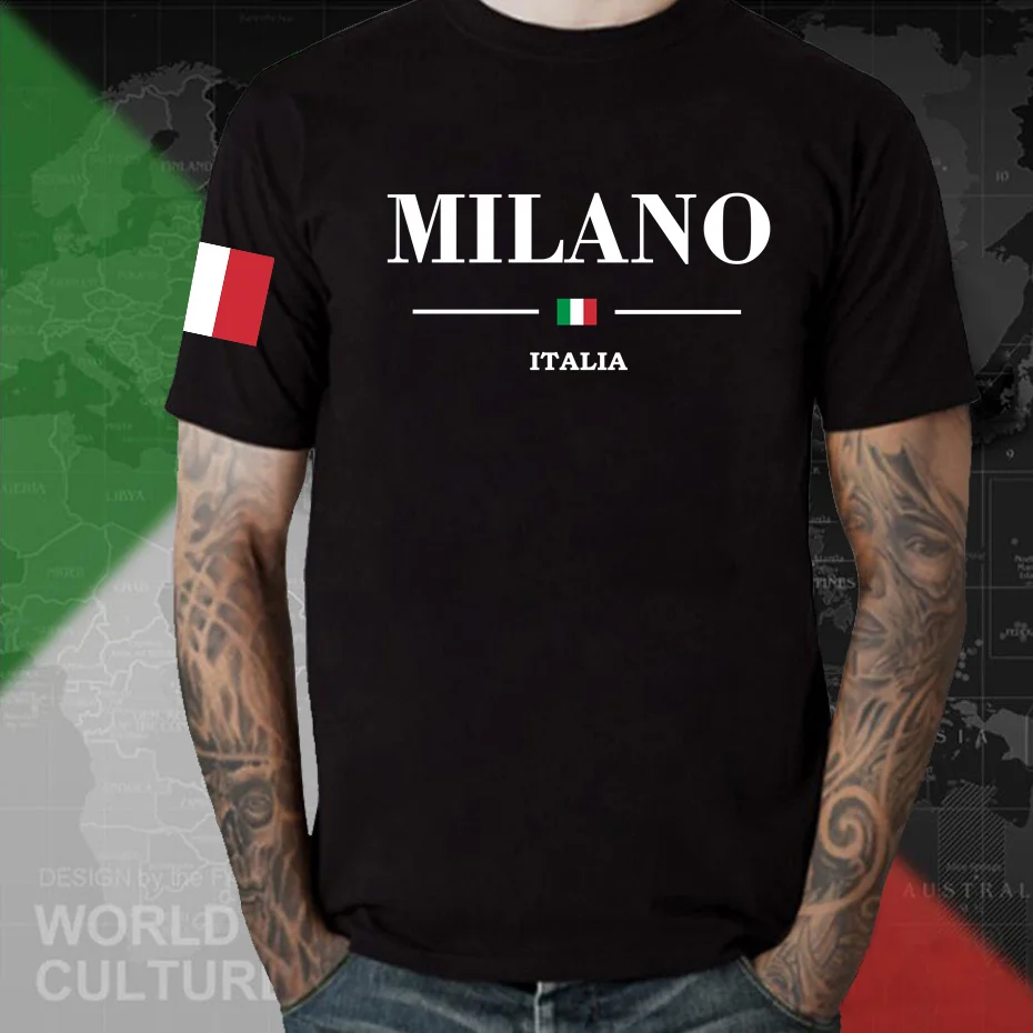 

Футболка мужская с принтом флага Италии, роскошная хлопковая уличная одежда с графическим принтом, лучший подарок для итальянцев