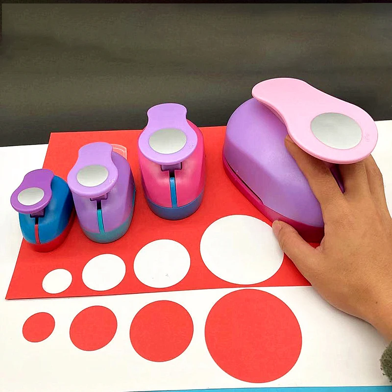 Paper Punch Circle Punch 8/22/15/38/25/38/75mm Round DIY Craft Hole Puncher Scrapbooking Punches Maker Scrapbook Paper Cutter Embossing Tool