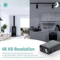 Caméra Mini 4K Oneplus Wifi Moniteur Sans Fil HD Vision Nocturne Détection de Mouvement à Distance Surveillance Sécurité Protection Caméra Domestique 4