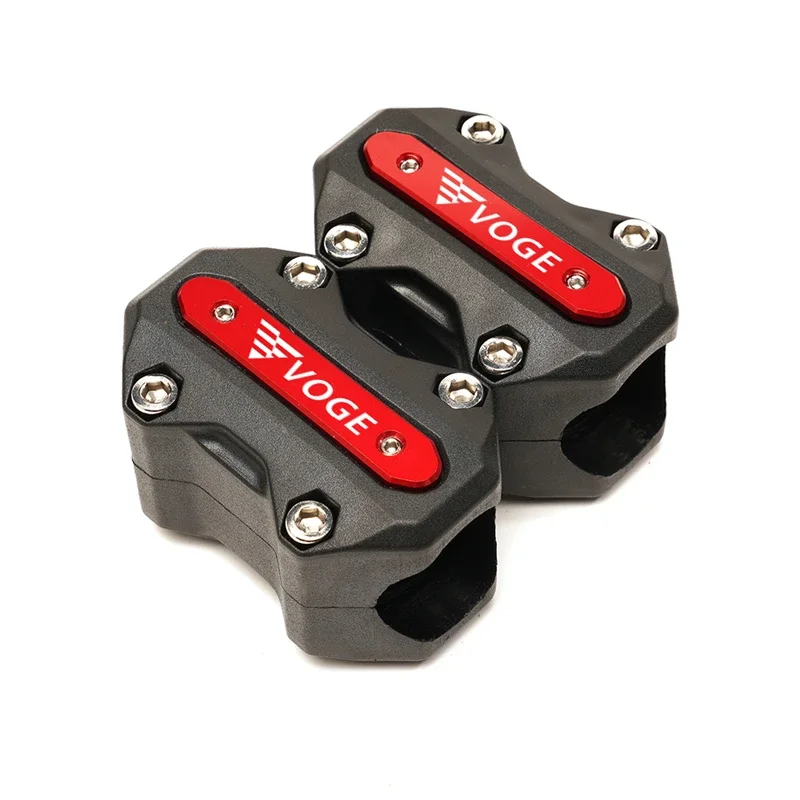 Protections De Moteur Pour Moto Loncin Voge 525 DSX, 900 DSX, 500AC - En Aluminium Et POM - Gris