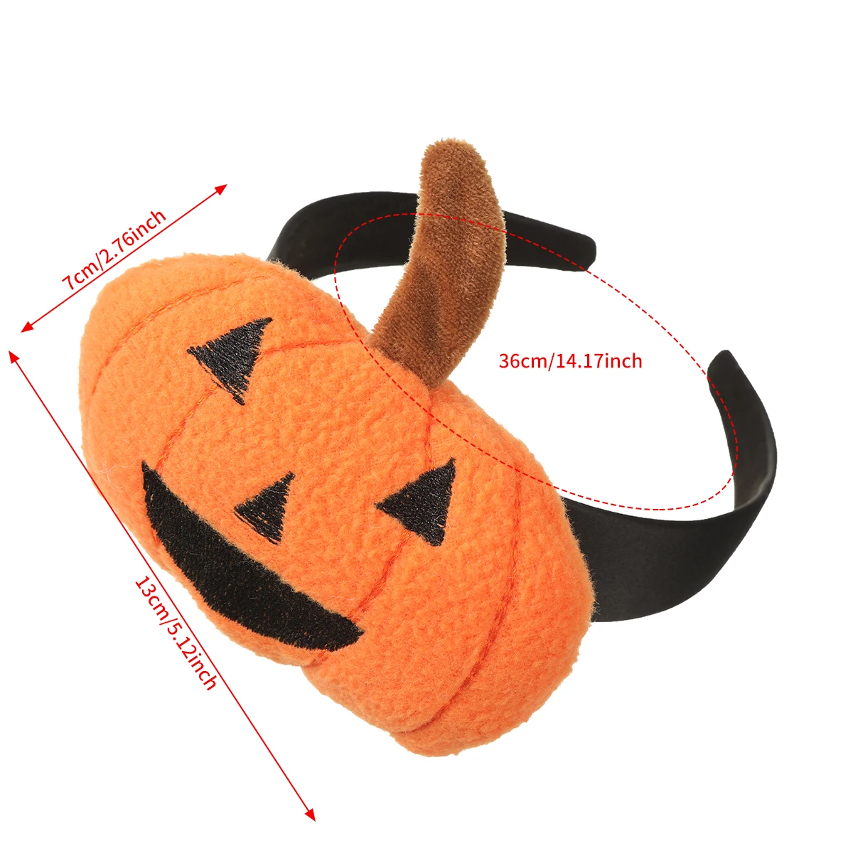 Halloween Pumpkin Headband Orange Cute Head Hoops Halloween Fashion Hair Hoops Hair Band Girls Hair Accessories Headbands