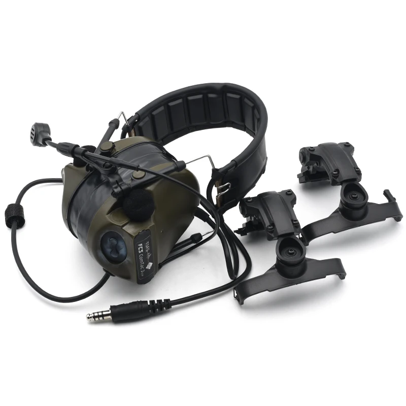 Nova Versão FCS-Tactical Comtac III 3 Headset Redução de Ruído Headphone Protetor de Tiro para Walkie-Talkie PTT Radio