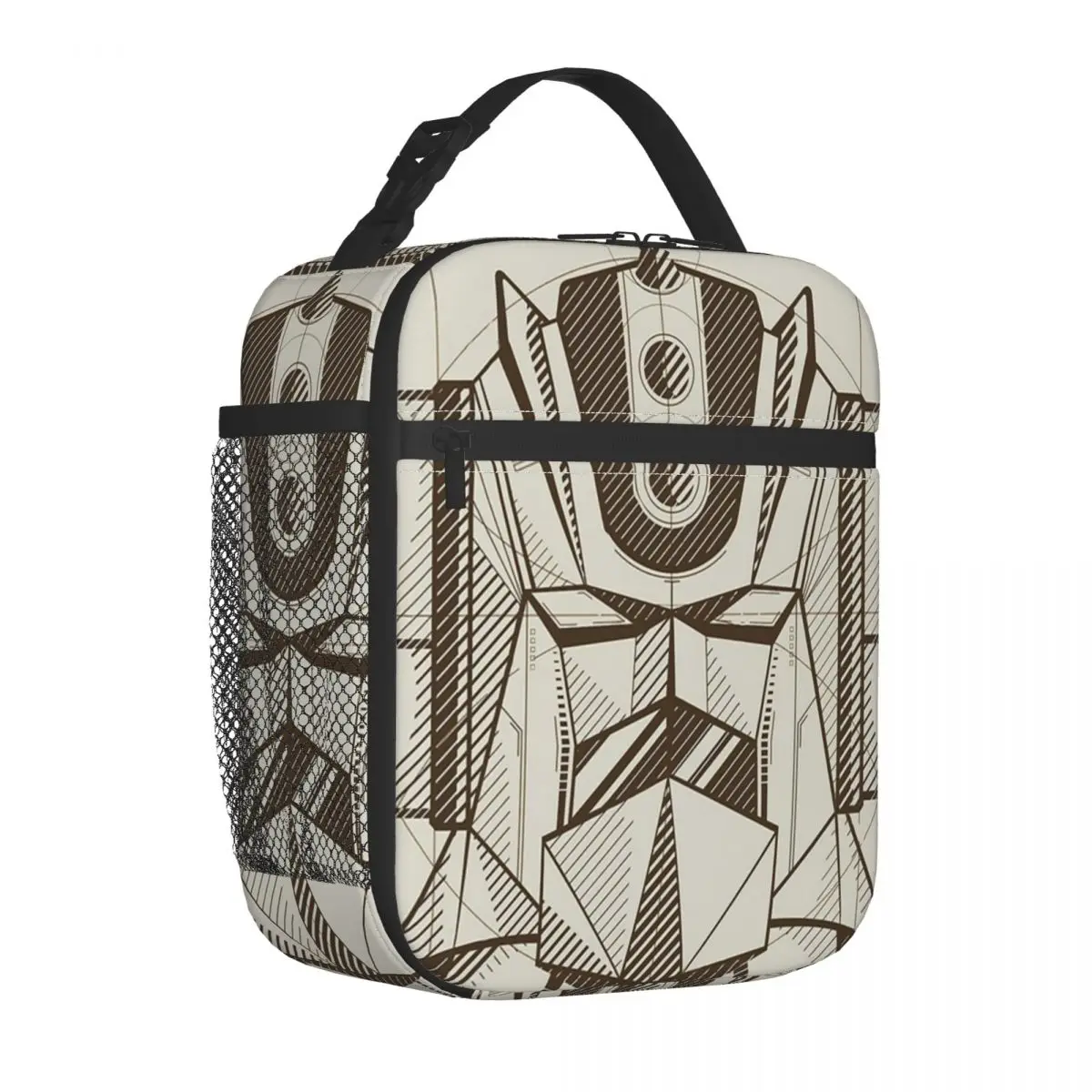 076 Project Grendizer Borsa Termica Per Il Pranzo Portatile Ufo Robot Mazinger Goldrake Storage Food Box Thermal Bento Box Outdoor