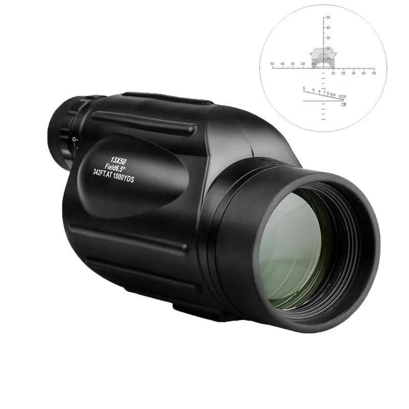 

Телескоп 13x50 Монокуляр мощный профессиональный FMC оптический Монокуляр с широкой сеткой Водонепроницаемый Кемпинг для путешествий и охоты