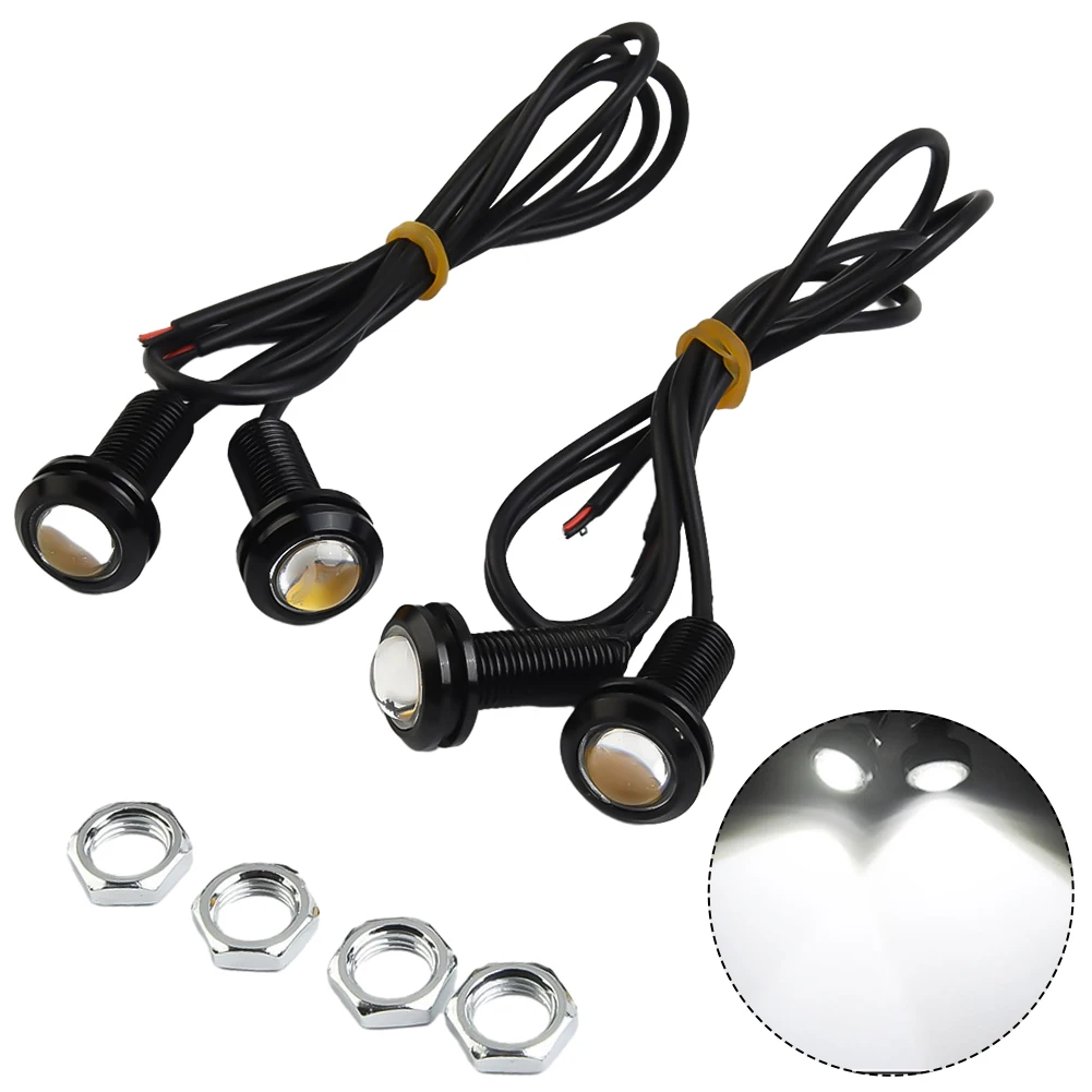 

4pcs LED Grille Lighting Kit Bright Ultra-thin Reversing Light Waterproof Led Car Light Daytime Running Lights Signal Lamp