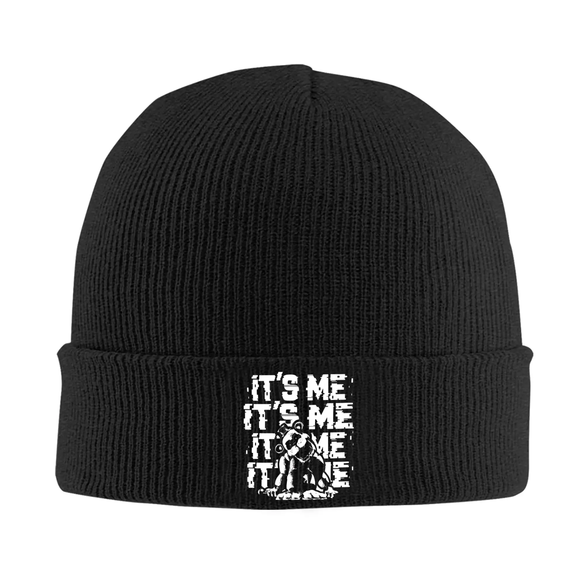 FNAF Freddy's Unisex Winter Knit Beanie - Warm Fashion Cap