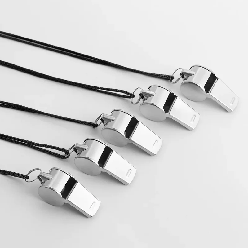 Survival whistle Metal Whistle Referee Sport Rugby Party Training School Football Basketball Cheer Stainless Steel Silbato