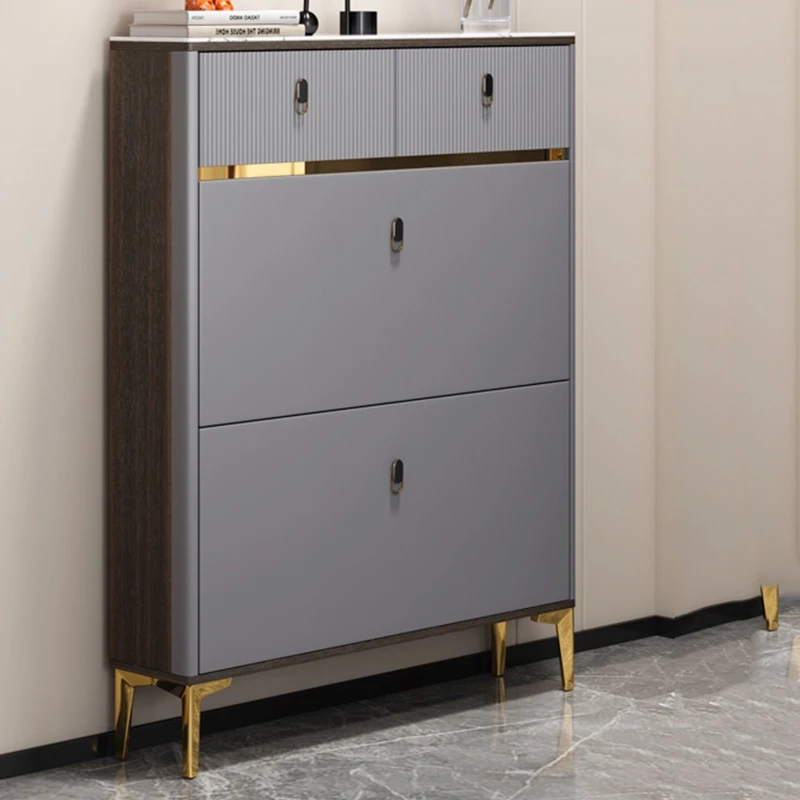 

Vertical Wooden Shoe Cabinets Closet Narrow Closet Luxury Shoe Cabinets Storage Stand Organizador De Zapatos Closets Armable