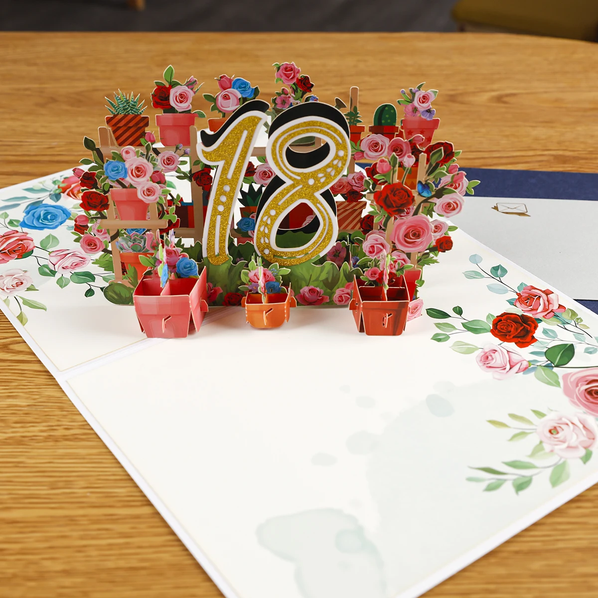 팝업 기념일 카드 1st 10 28 21 30 번호 그림 생일 결혼식을 위한 3D 인사말 카드
