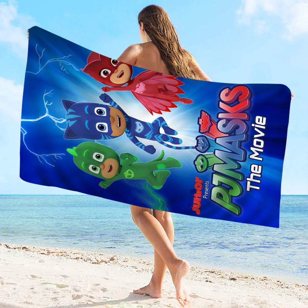Cartoon J-PJ M-Masks Microfiber Beach Towel Absorbent Quick dry Soft Yoga Swimming Resort Mountain Climbing Towel 2