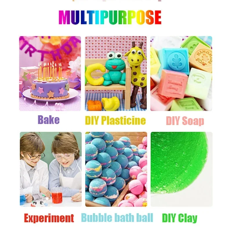 Coloring Set Bottle Cream Icing Colors 4Pcs 10ML Baking Cake Decorating for Fondant DIY Craft Clay Soap Macaron Pigment icing colors