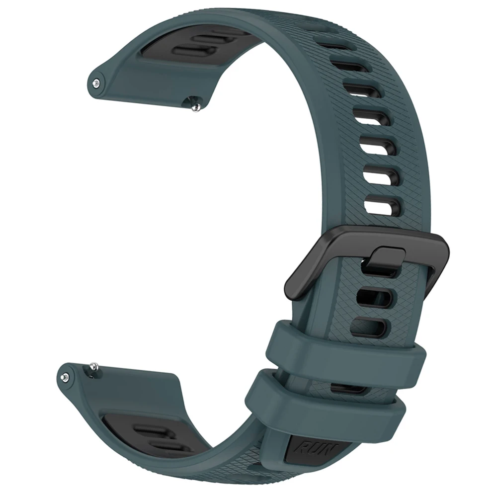 Silicone 22mm Sports Watch Strap - Premium Wristband Replacement