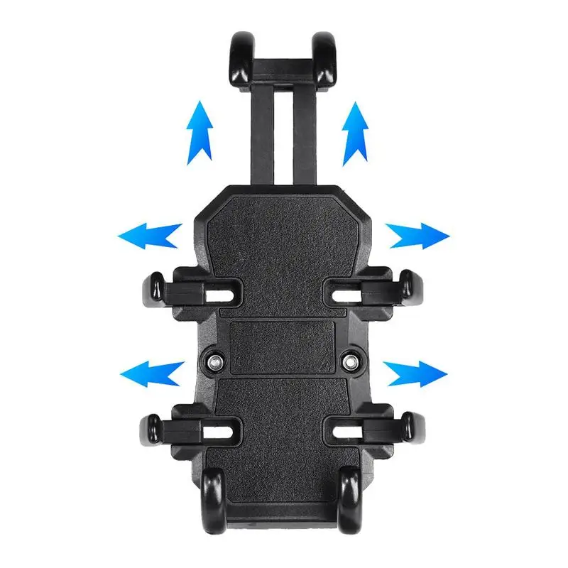

Motorcycle Phone Holder Cell Phone Clamp Anti-Shake Camera Friendly Quick Install Hands-Free Bicycle Phone Mount Fits For