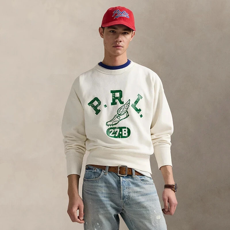 Hot Men's Sweater Men's 25 New Sports and Leisure Loose Pullover Long-sleeved Top Graphic Harajuku Men Clothing