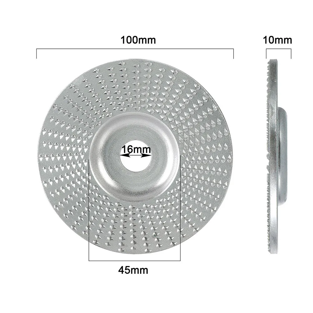 

1PC Grinder Wheel Disc 4 Inch 100mm Wood Shaping Wheel For Woodworking Sharpening Angle Grinder Polishing Wheel Angle Grinder