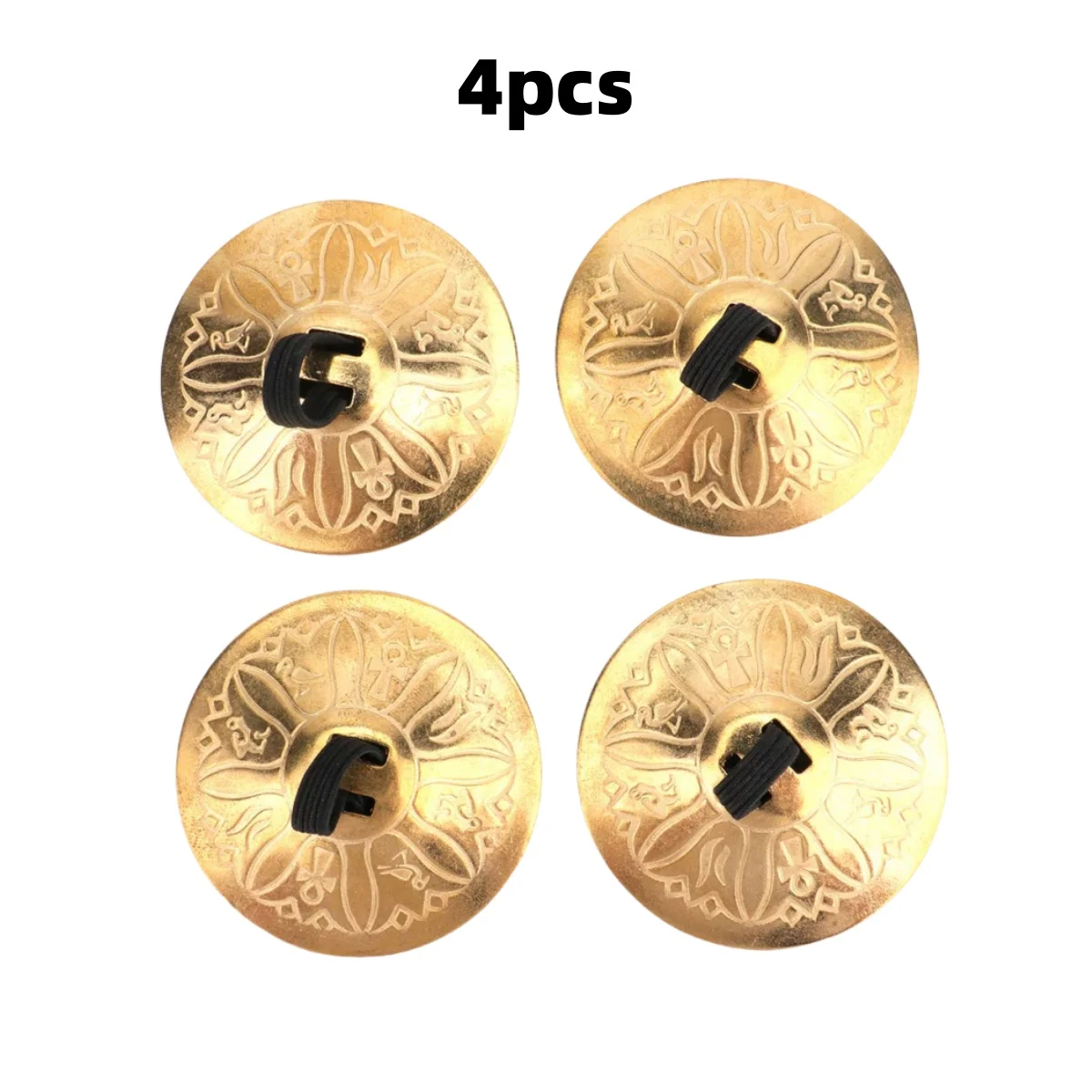 4PCS Mini Kupfer Finger Becken Bauchtanz Hand Becken Musikinstrument, Tanz & Auftritte Instrument – Detail 6