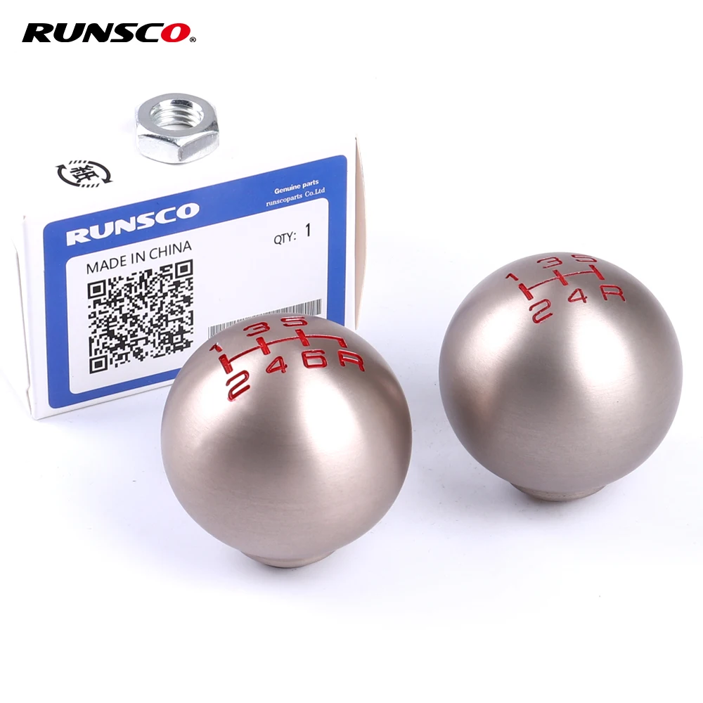 Racing Shift Knob Car Gears Knob Ball For Honda Civic Typer Aluminum