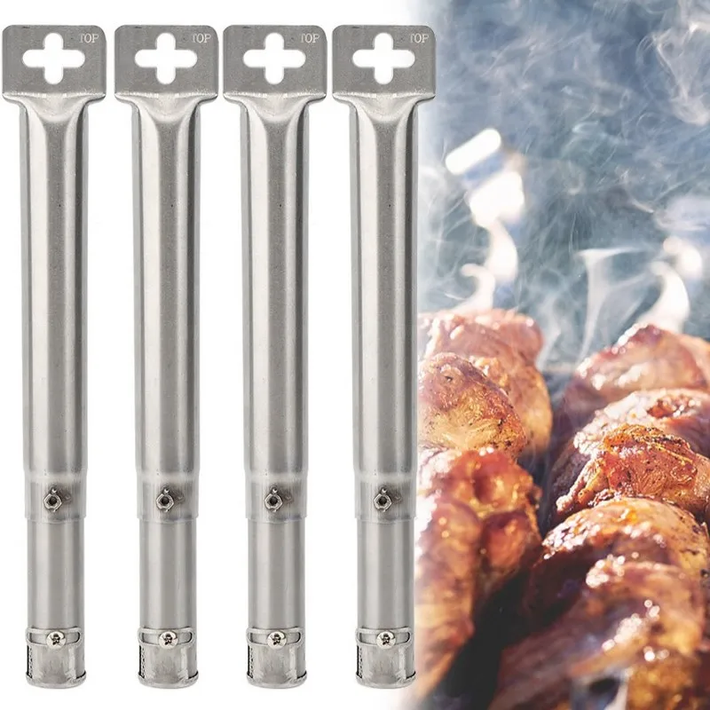 2x Edelstahl Heizplatten Für Gasgrill – 371x108 Mm, Ersatz Für Charbroil Modelle (z.B. 463230710)