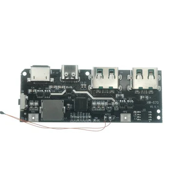 Power Bank da 22.5W con 5 Porte, Ricarica Rapida Bidirezionale, Modulo di Alimentazione Mobile, Scheda Circuito DIY, Kit Scheda Madre QC4+PD3.0