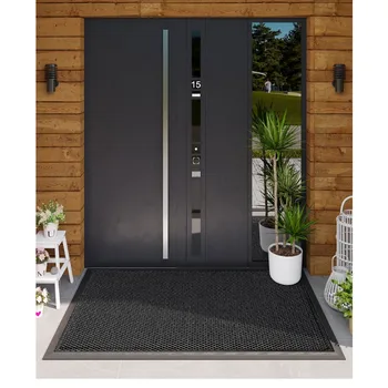 Zerbino d'ingresso per villa da bagno, zerbino elastico per ingresso casa, tappetino antiscivolo, tappeto d'ingresso, resistente allo sporco 1