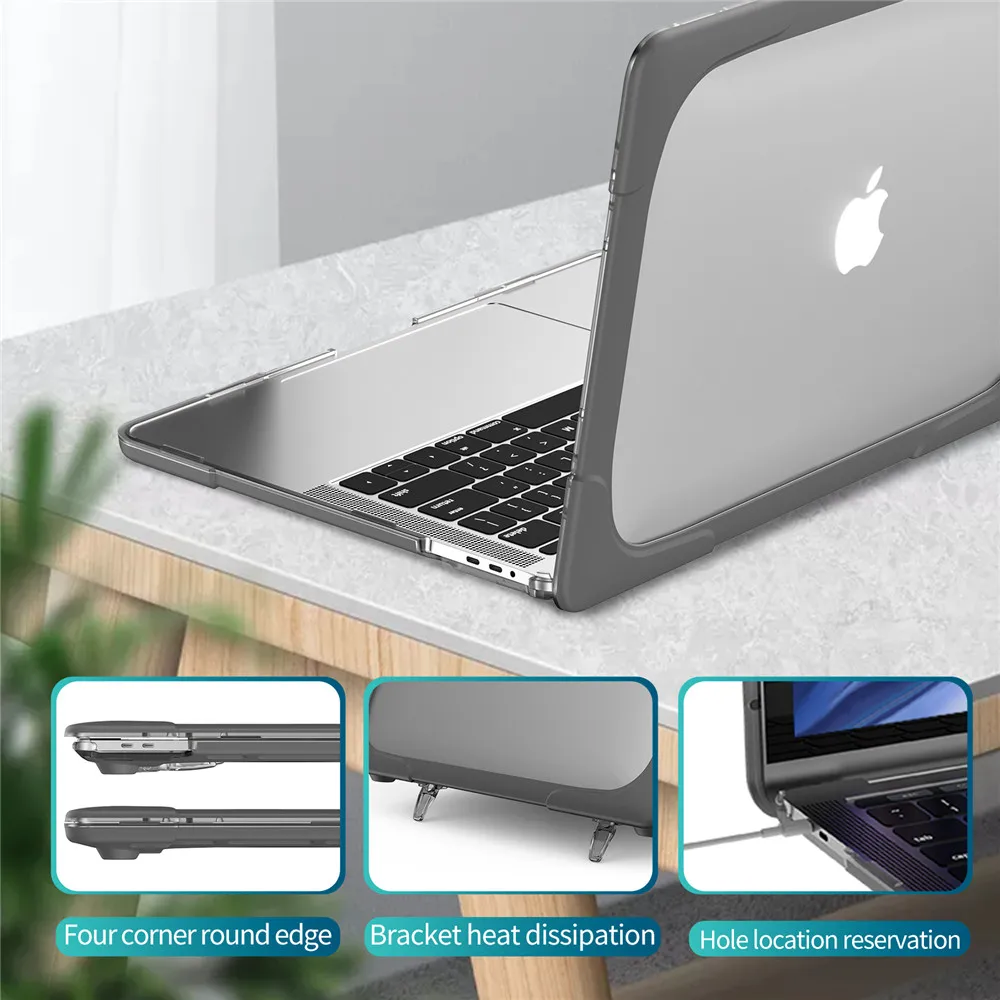 Portátil para Macbook Air Nova Capa Macbook Pro 14 Macbook Pro 13 m1 m2 Chip Touch Bar A2338 11 12 15 16 Case - Imagem 5
