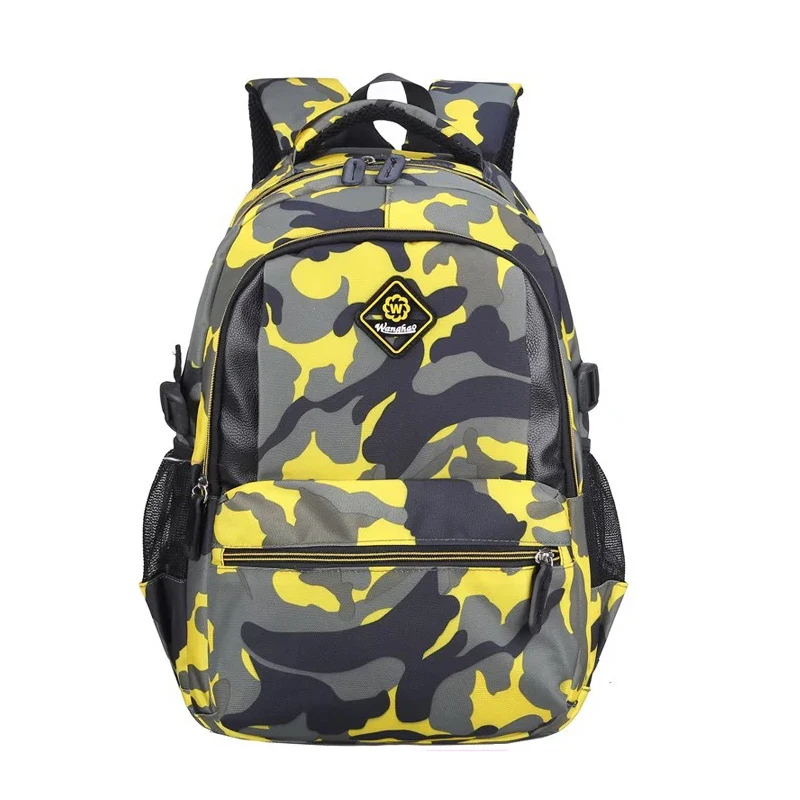 OYIXINGER 2024 Fashion Children's Schoolbag Men's And Women's Camouflage Leisure Backpack For Primary And Middle School Students