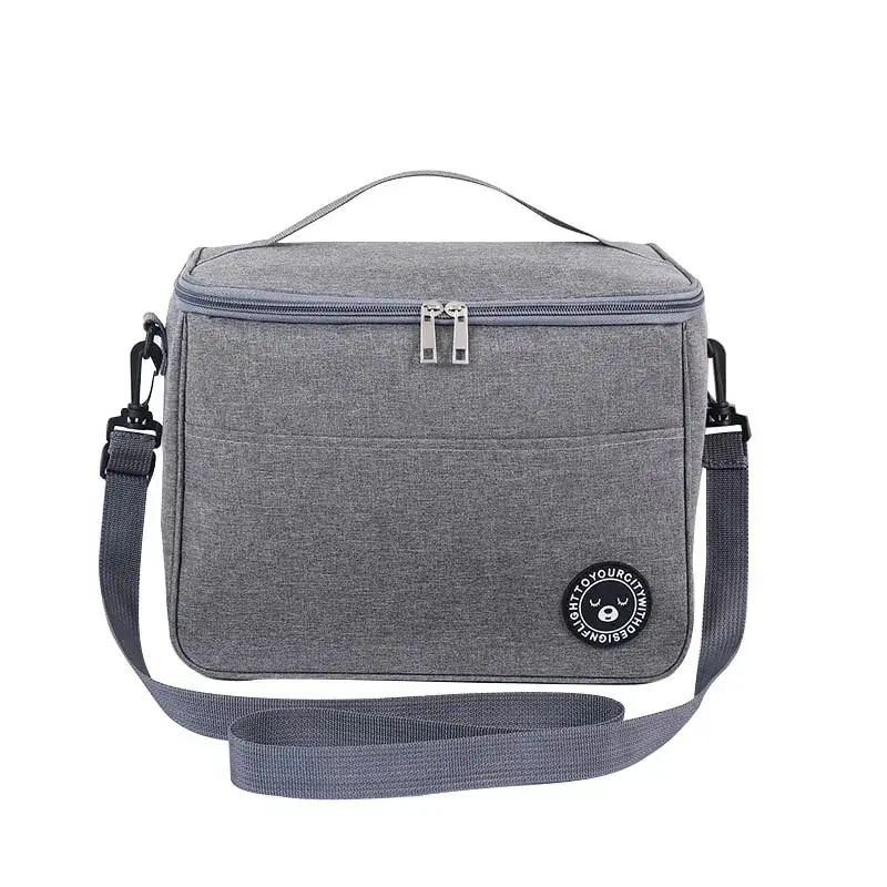 Lunch Bag Portable Lunch Bag Food Thermal Box Waterproof Office Cooler Lunchbox With Shoulder Strap Insulated Case