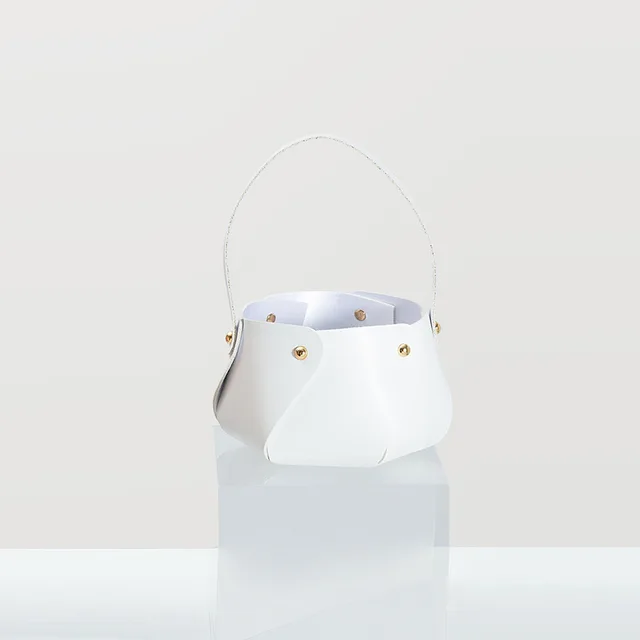 Anyák Napi Bőr Virág Kosár Kézitáska Csomagoló Doboz Anya Ünnepi Ajándék Születésnapi Esküvői Ajándékok Csomagolás - Image 5