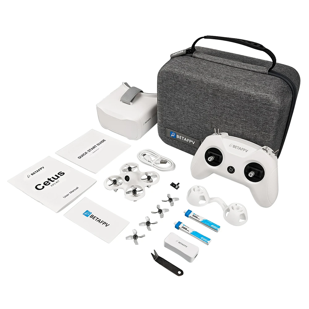 FPV dronová sada Cetus s brýlemi VR02 a vysílačkou - pro začátečníky