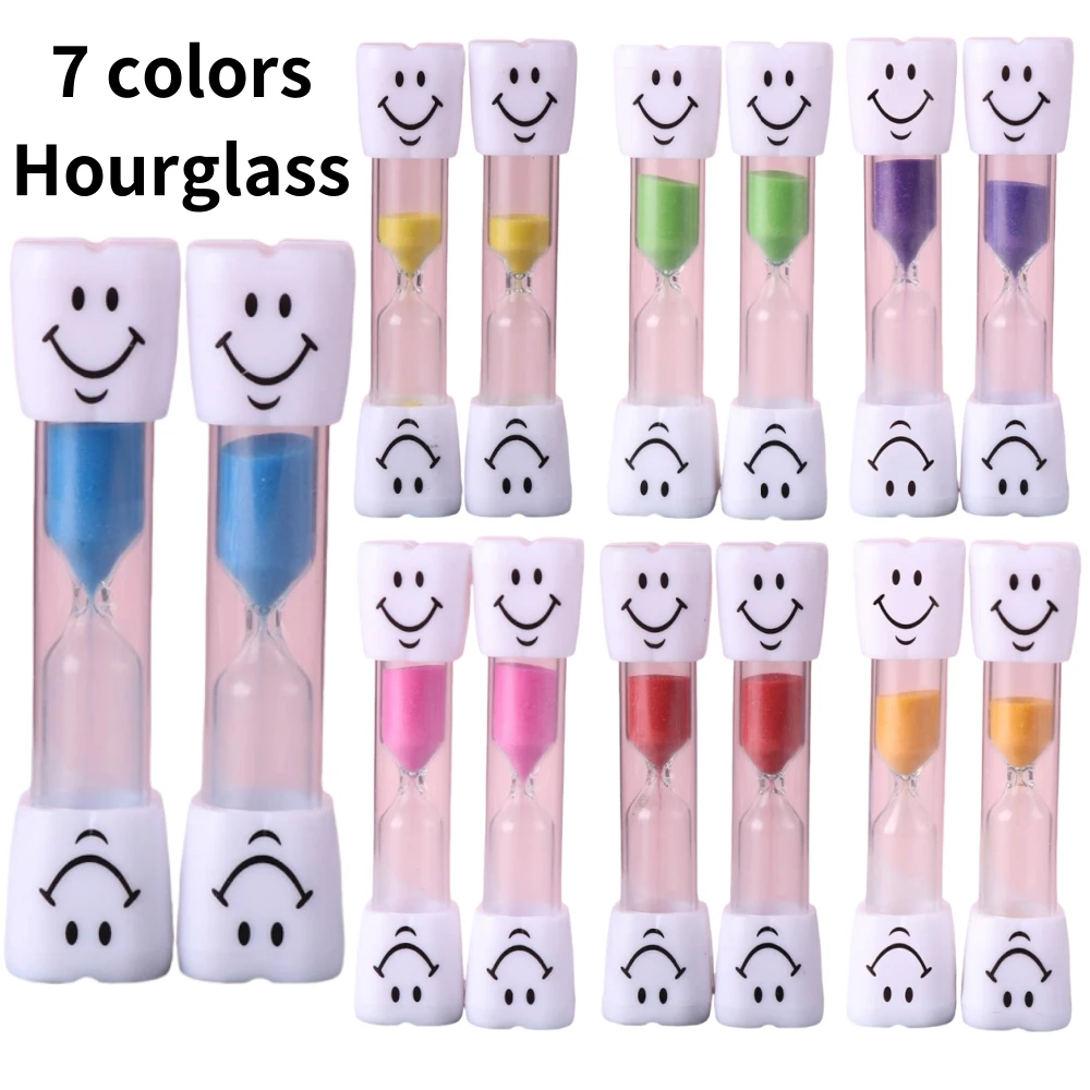 Sand Timer Children Kids Toothbrush Timer 3 Minutes 2 Minutes Smile Sandglass Tooth Brushing Hourglass Gift Sand Clock sand timer,liquid hourglass timer,colored hourglass