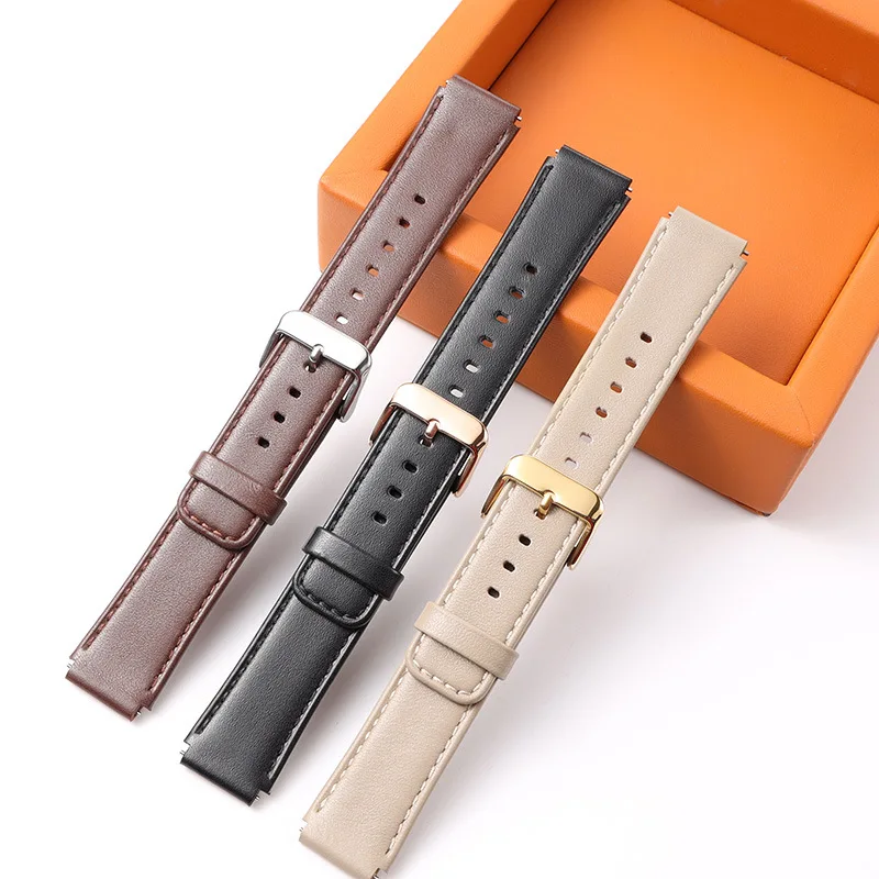 

Universal Leather 16mm Watch Band Strap for -Huawei TalkBand B3 B6 TIMEX TW2T35400 TW2T35900 and more Children's Watch