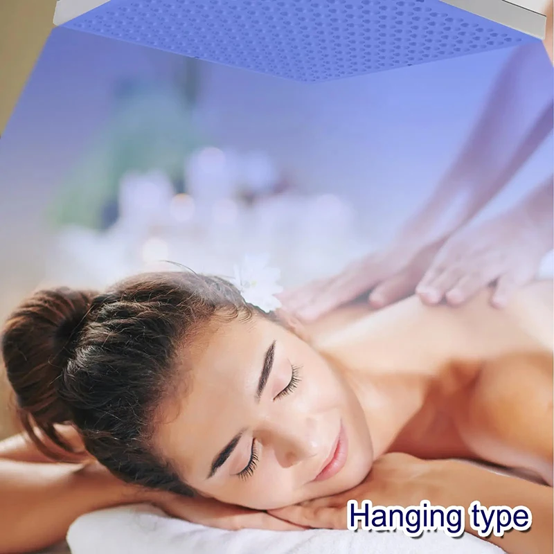 45W Tanning Lamp Solarium with 225PCS Blue Light Adjustable Stand&Foldable Face Tanner Skin UV Tanning Light for Face&Body