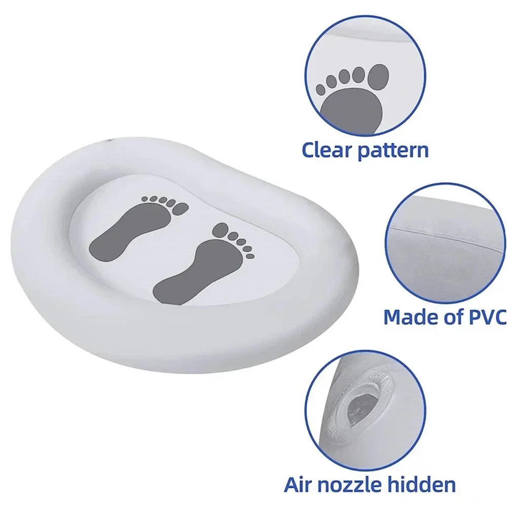 Inflatable Pool Foot Bath Basin PVC Portable Pool Foot Wash Basin Soaking Bath For Spas Above Ground Swimming Pools